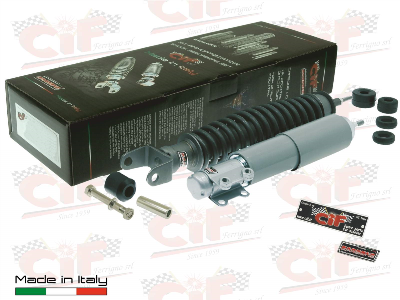 Kit ammortizzatori anteriore e posteriore Carbone Vespa HP FL 50 125 - PK 125