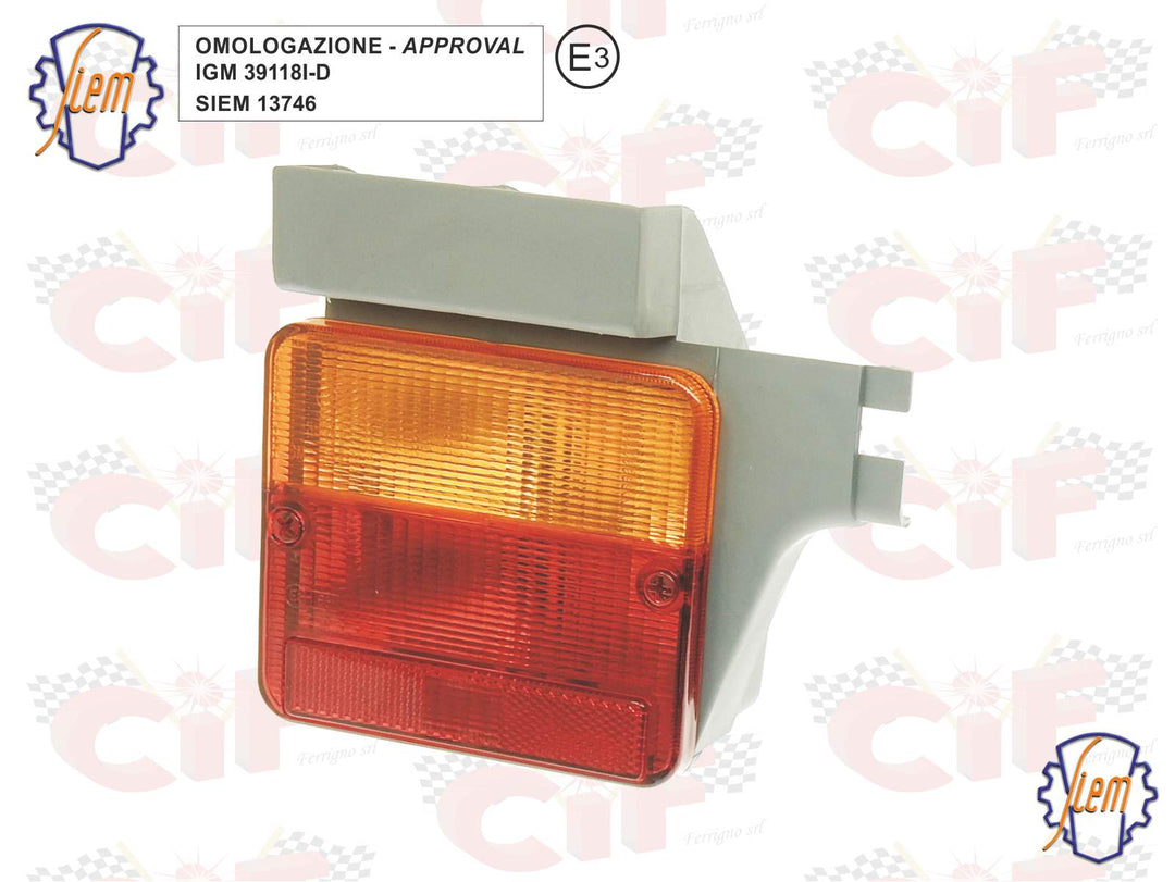 Fanale posteriore sinistro originale Siem Piaggio Ape TM P FL FL2 TL6 EUROPA CROSS 50