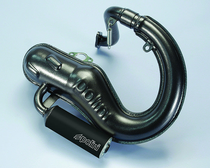 Marmitta Polini con silenziatore in alluminio per Vespa 50 Special L N R