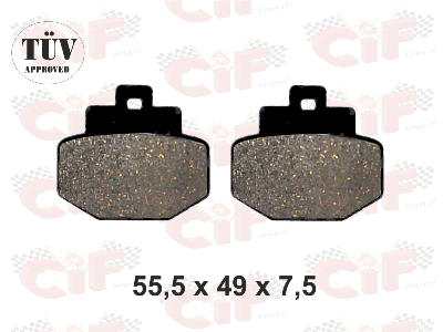 Pastiglie freno posteriori Vespa GTS 125 200 250 300