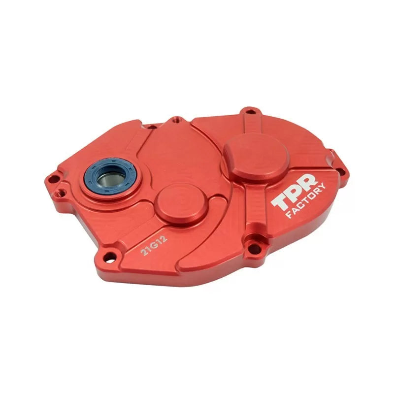 Coperchio trasmissione TPR FACTORY rosso per Minarelli 50 2T