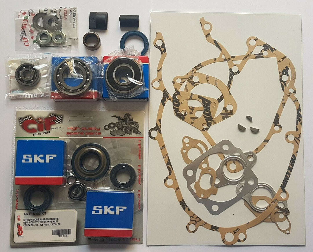 Kit cuscinetti revisione motore completo Vespa PK XL RUSH FL