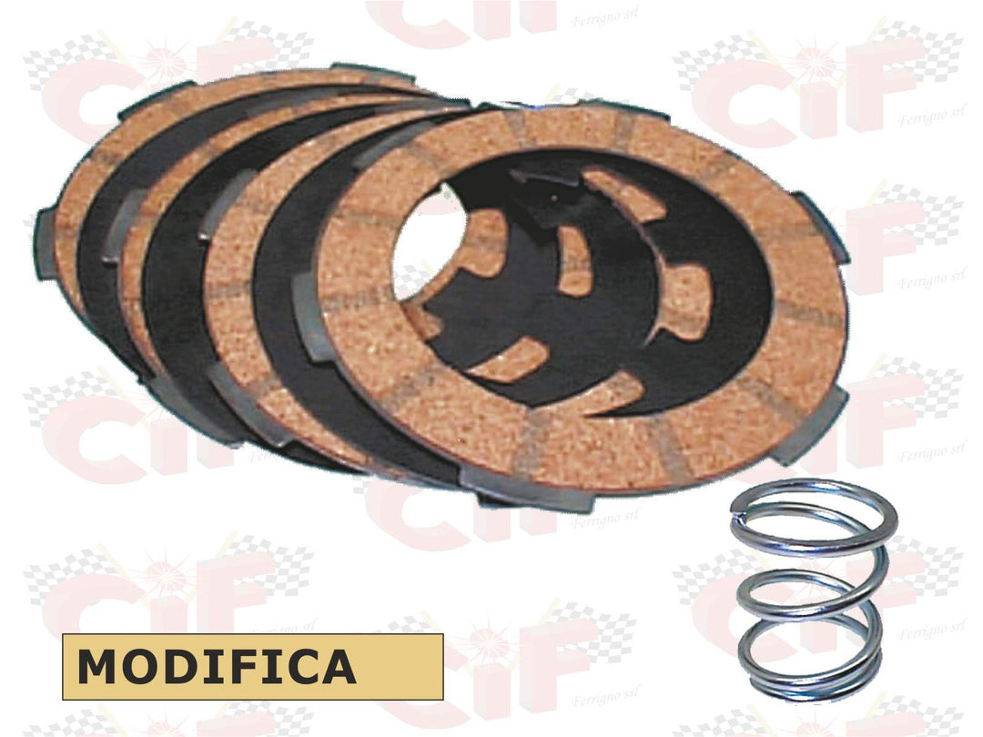 Kit dischi frizione con molla rinforzata Vespa 50 Special L N R 125 ET3 PK