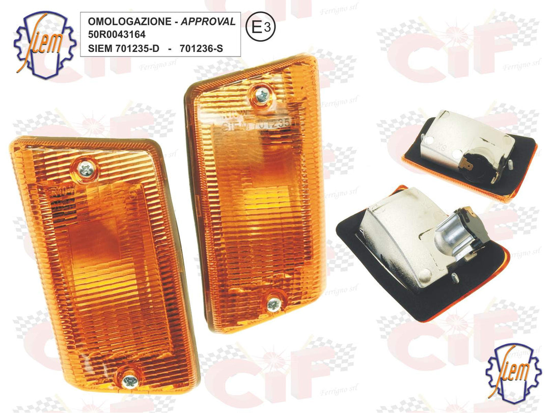 Coppia frecce complete posteriori Siem Vespa 50 125 PK XL RUSH N HP FL V