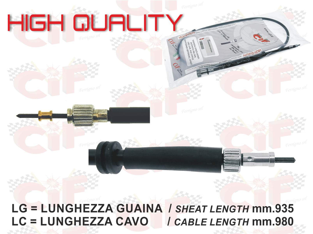 Cavo trasmissione contachilometri Piaggio Liberty 125-200