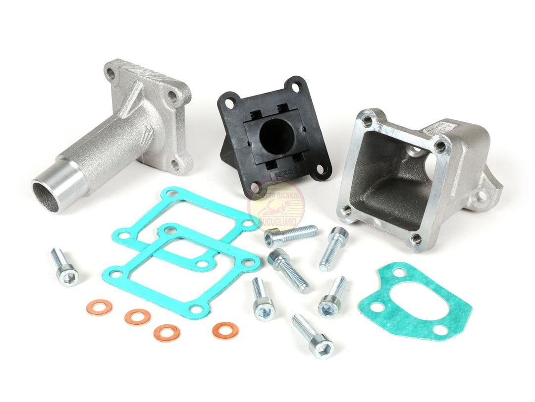 Collettore aspirazione lamellare Polini Piaggio Ape 50 carburatore 19