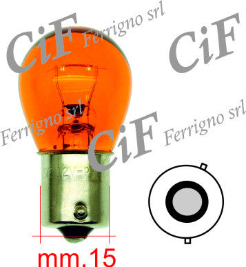 Lampada arancio 12V 21W frecce anteriori/posteriori