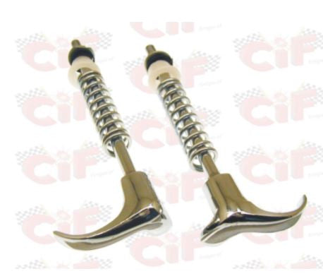 Coppia ganci tasche laterali Vespa PE 125 150 200 RALLY GS
