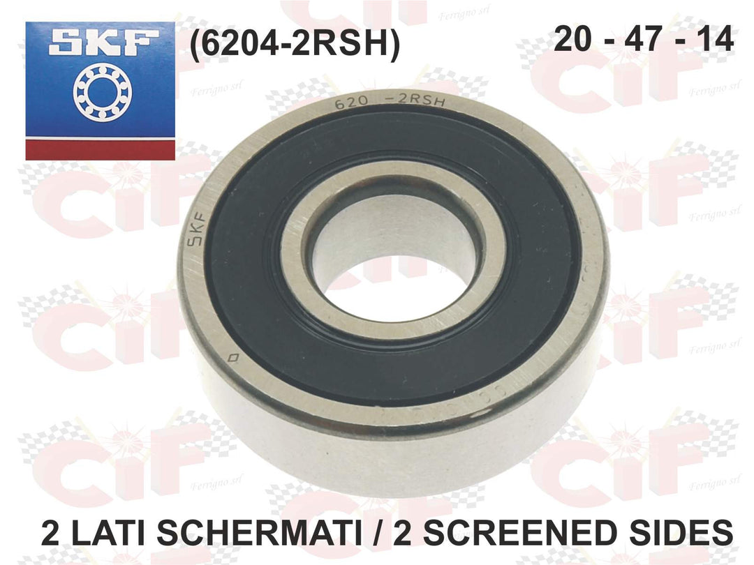 Cuscinetto ruota posteriore SKF 20X47X14 lati schermati Vespa - Scooter