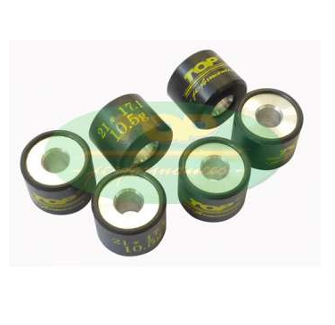 Serie 6 rulli variatore 21X17.1 10.5 grammi