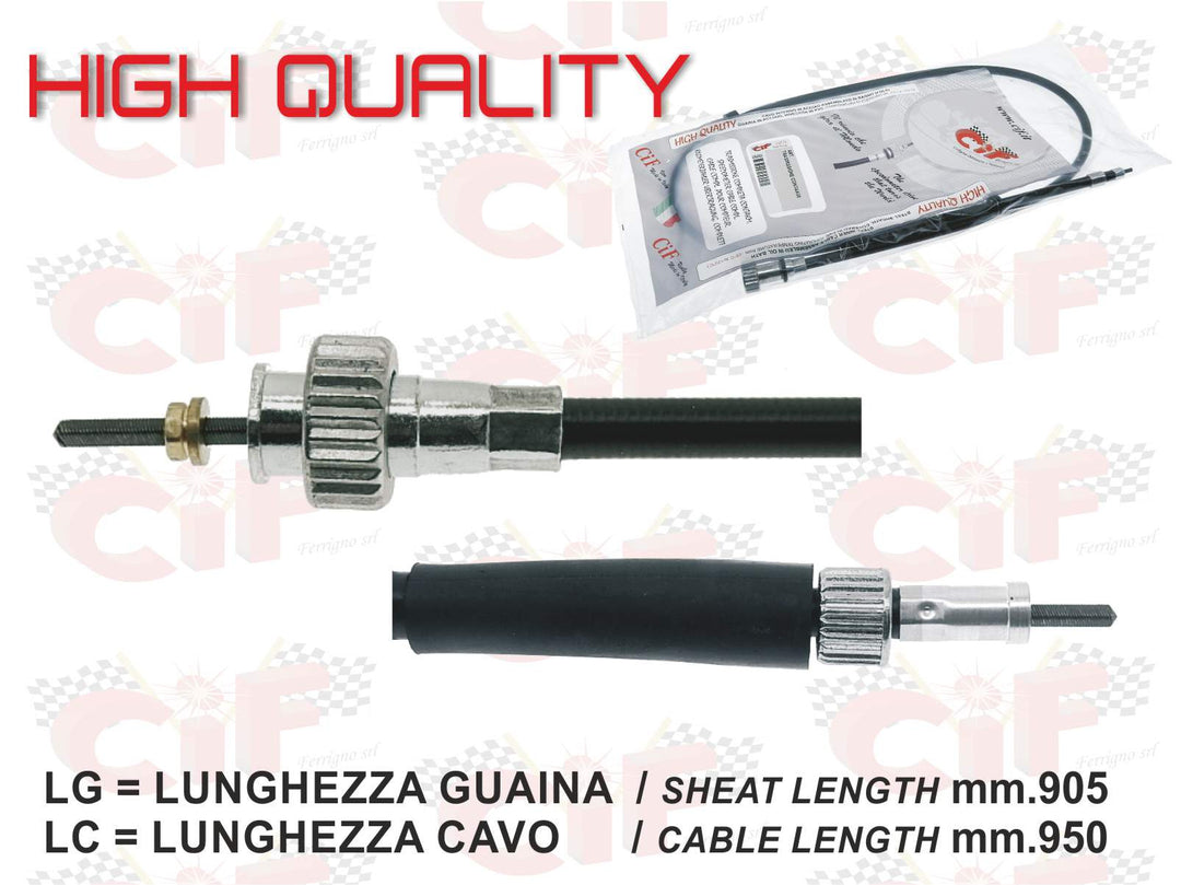 Cavo trasmissione contachilometri Piaggio Liberty 50 125 150 4T