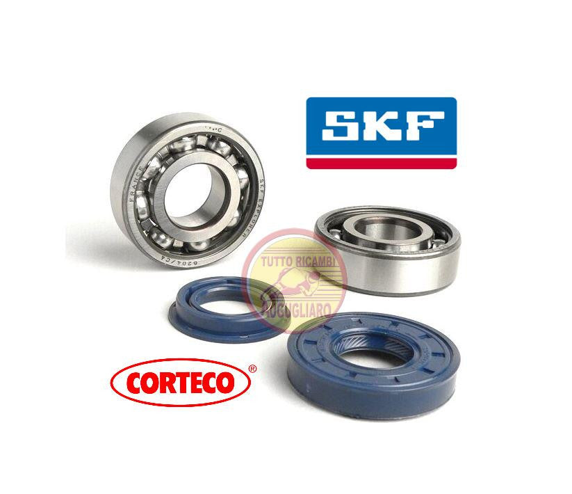Kit cuscinetti SKF e paraoli corteco albero motore scooter 50 Minarelli/Yamaha
