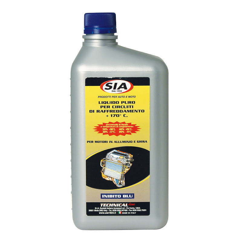 Liquido refrigerante raffreddamento radiatore blu puro