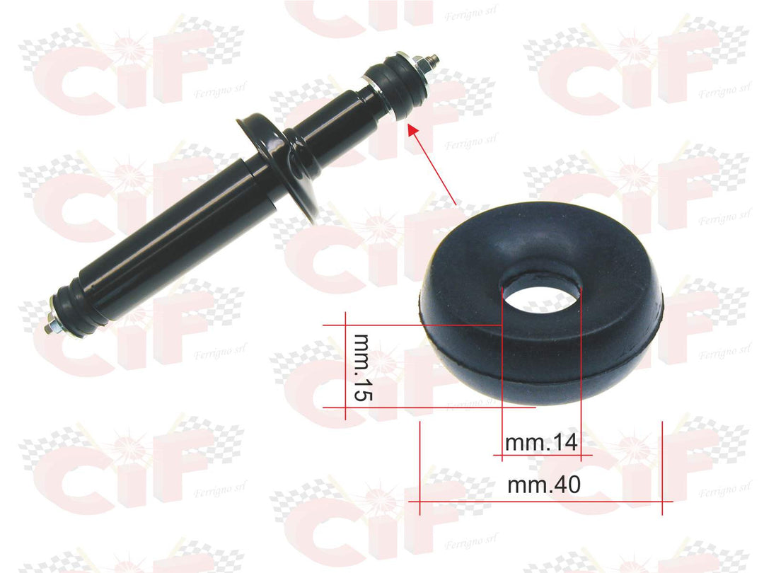 Tampone tipo grande ammortizzatore posteriore Ape 50