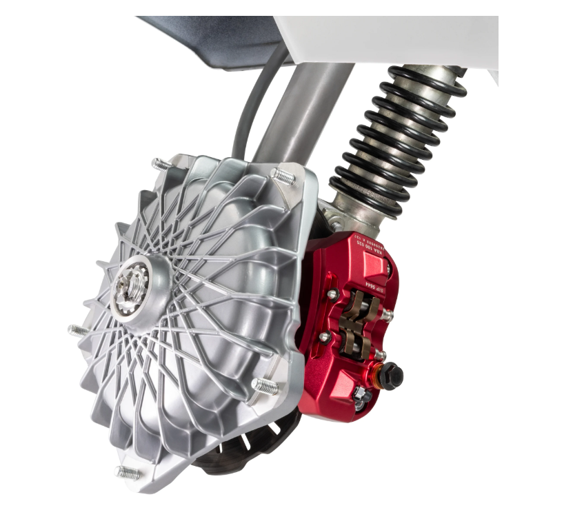 Kit freno a disco anteriore SIP PERFORMANCE RADIAL Classic NT con perno Ø 20mm pinza rossa Vespa PK 50 125 XL PX 125 150 MY T5