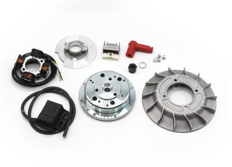 Kit accensione elettronica VMC cono 20 anticipo variabile corrente alternata cono 20 Vespa 50 90 125
