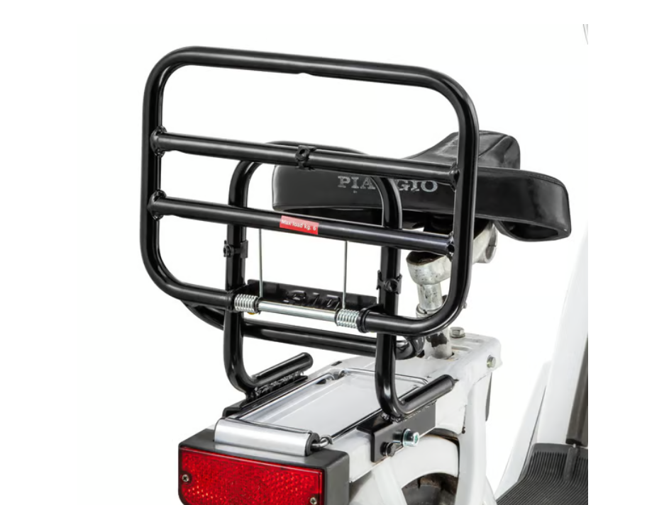 Portapacchi posteriore nero SIP per Piaggio Ciao PX SC 50