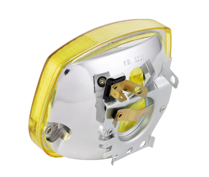 Fanale luce gruppo ottico giallo faro anteriore Piaggio Ciao P PX PXV PV 50