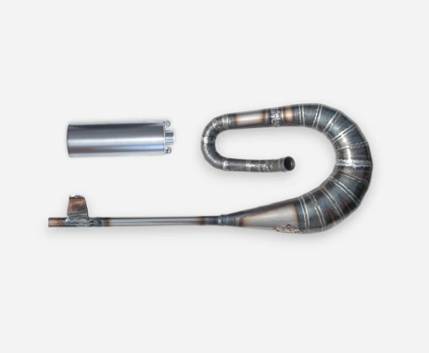 Marmitta scarico espansione DBR classic Piaggio Ciao con silenziatore in alluminio scarico 27mm