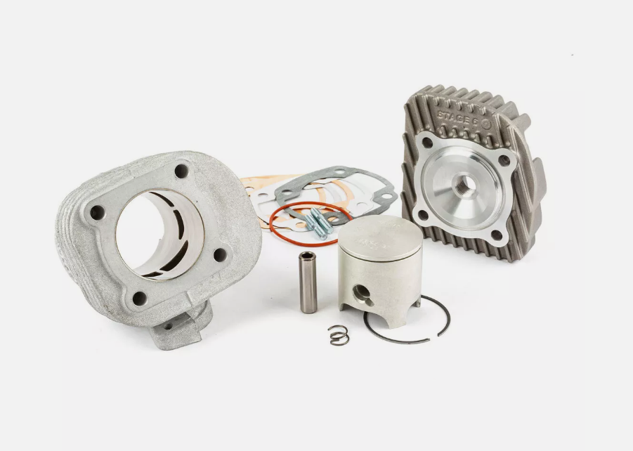 Kit cilindro Stage 6 in alluminio 47,6mm spinotto 10 scooter Minarelli Orizzontale ad aria