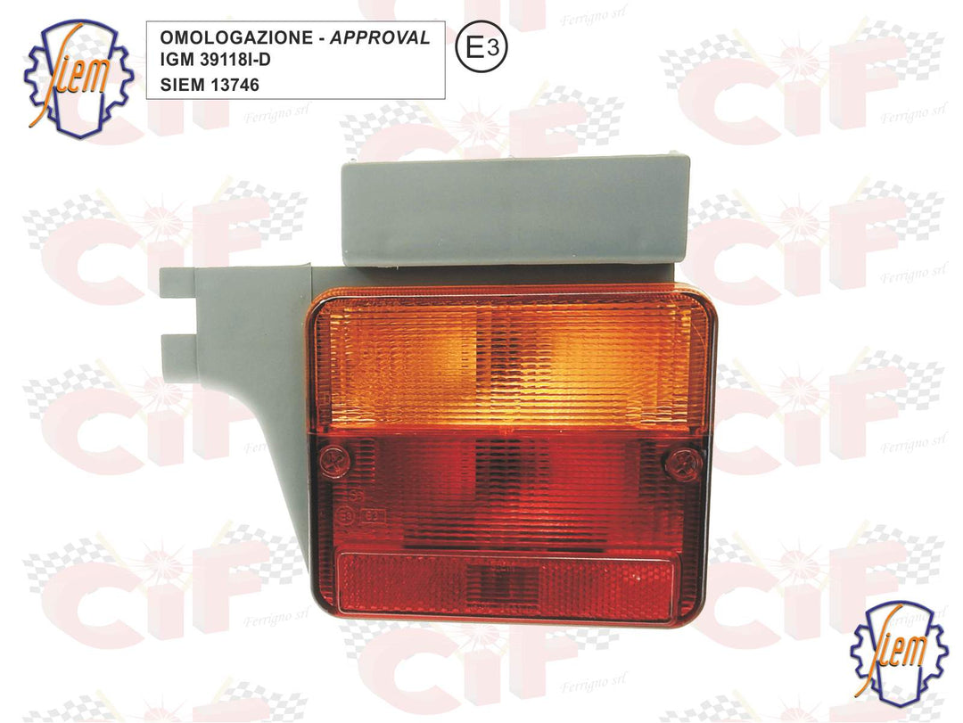 Fanale posteriore destro originale Siem Piaggio Ape TM P FL FL2 TL6 EUROPA CROSS 50