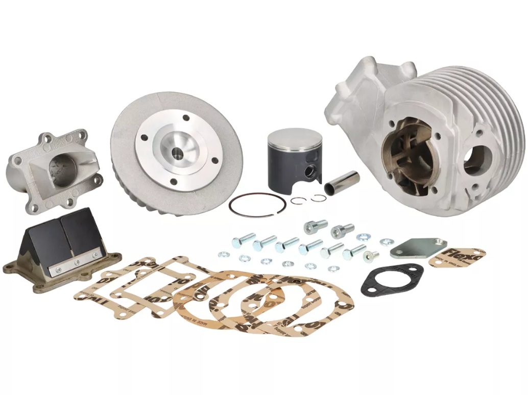 Kit cilindro Quattrini in alluminio M1L 60 GTR 144cc Vespa 50 90 125 Special L N R PK ET3 PRIMAVERA