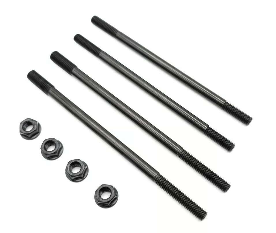 Kit 4 prigionieri cilindro in acciaio MC PROPARTS Piaggio Ciao SI Bravo su carter Malossi MP ONE