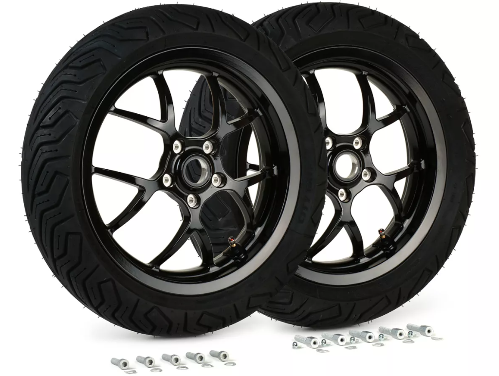 Kit cerchi BGM 13 pollici + pneumatici Michelin City Grip