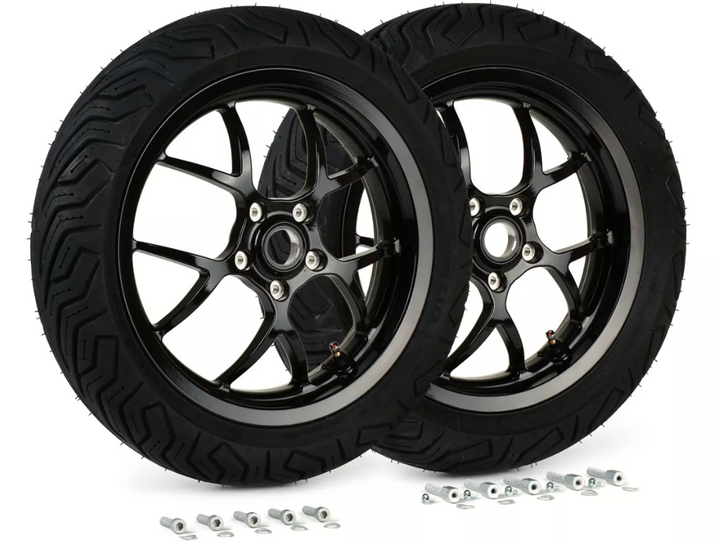Kit cerchi BGM 13 pollici + pneumatici Michelin City Grip