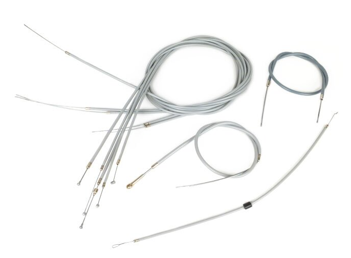 Kit serie cavi trasmissioni grigie BGM Vespa PE PX 125-150-200 fino al 1983