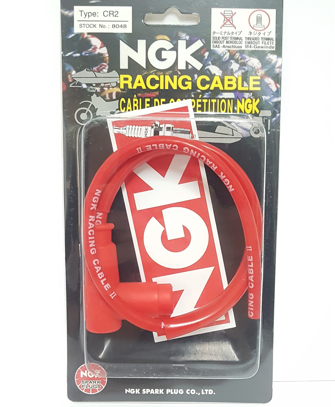 Pipetta cappuccio candela NGK racing rossa in silicone Ciclomotori Vespa Scooter Moto