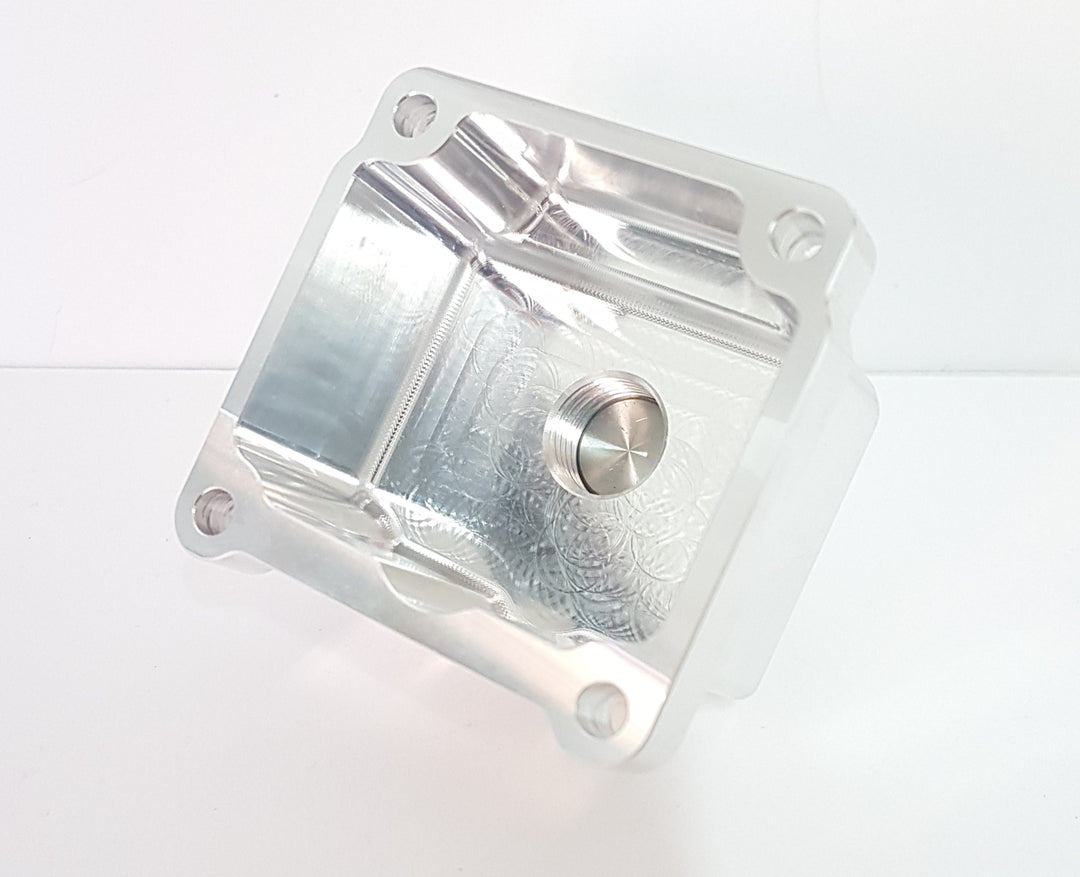 Vaschetta in alluminio con tappo per carburatore PHBG 19 21 (SENZA GUARNIZIONE)