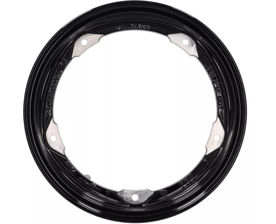 Cerchio cerchione ruota BGM Tubeless nero lucido 2.10-10 Vespa 50 125 150 200 PREORDINA