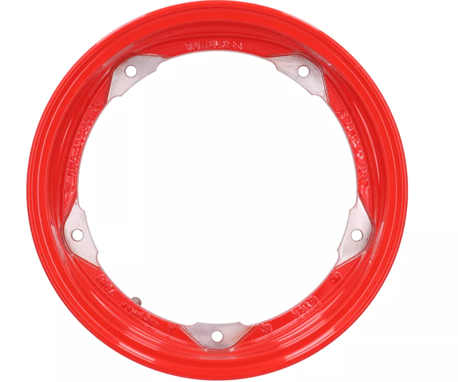 Cerchio cerchione ruota BGM Tubeless rosso 2.10-10 Vespa 50 125 150 200 PREORDINA