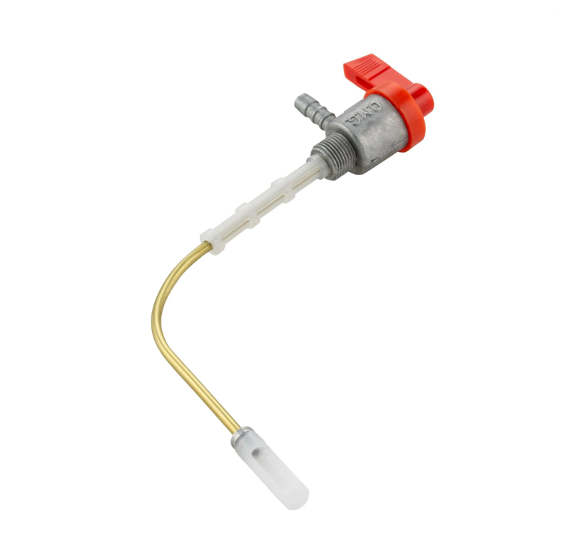 Rubinetto serbatoio benzina OMG rosso per Piaggio Ciao 50