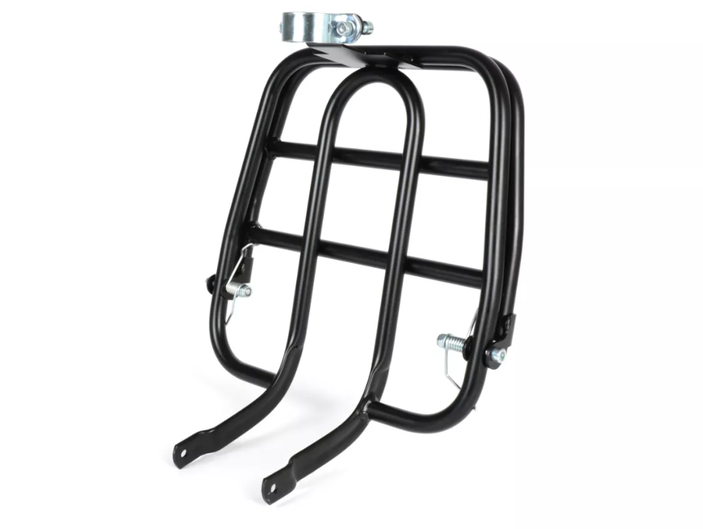 Portapacchi anteriore nero opaco ribaltabile Piaggio Ciao 50 PREORDINA