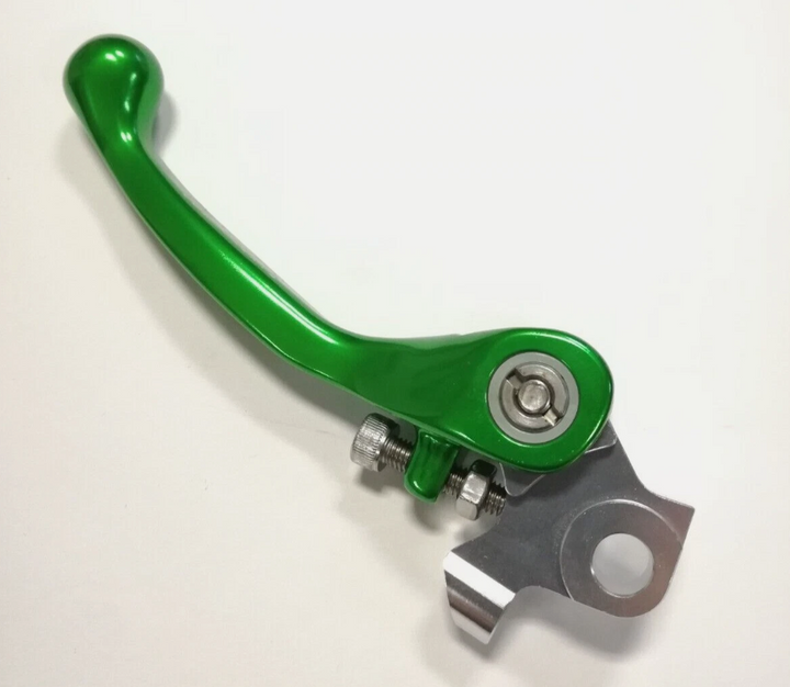 Leva snodata freno anteriore destra verde Kawasaki 250 450 KX F 2013-2016
