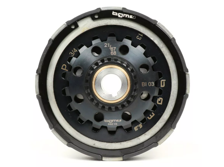 Frizione completa BMG Pro Superstrong 2.0 21 denti per primaria 67/68 Vespa Cosa PX T5 RALLY SPRINT SUPER GT