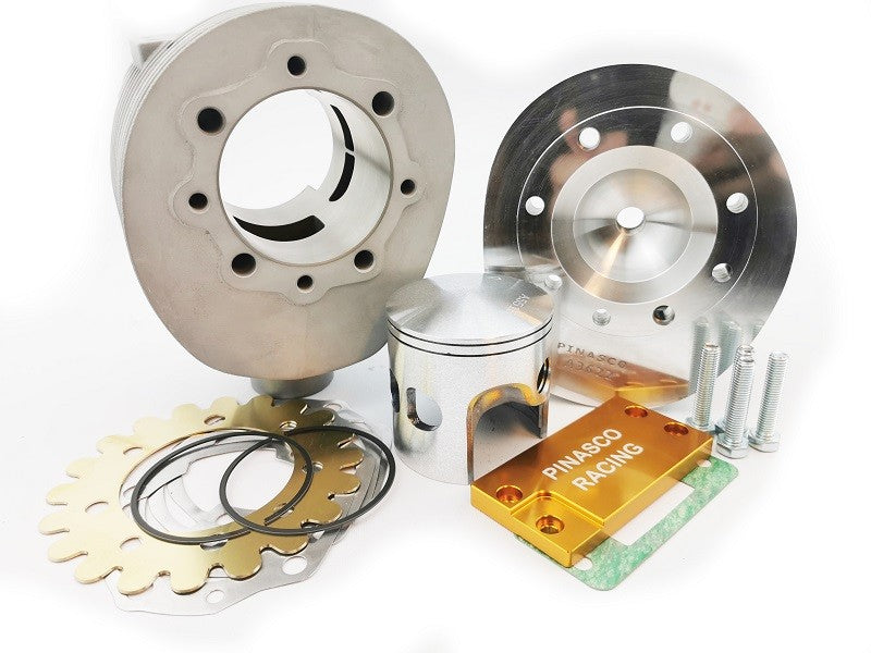 Kit cilindro gruppo termico Pinasco 244 in alluminio Vespa PE PX ARCOBALENO 200 corsa 62