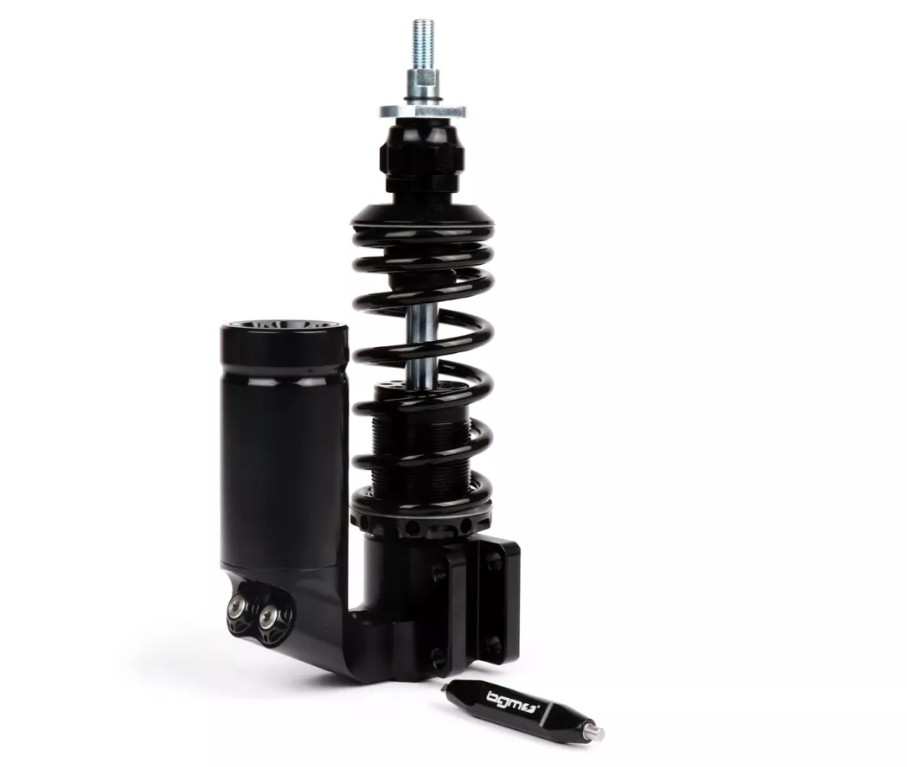 Ammortizzatore anteriore nero regolabile a gas BGM Piaggio Zip Sfera Vespa ET2 ET4