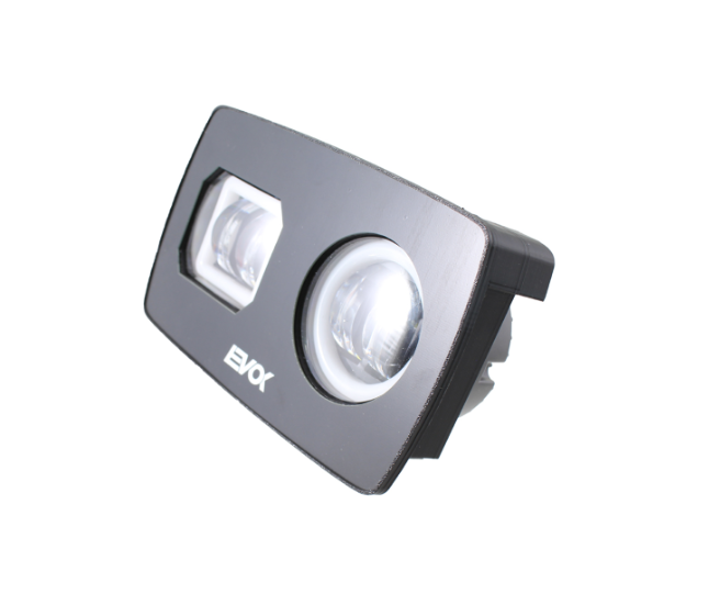 Faro fanale anteriore iron led Evok lato destro Piaggio Ape 50 modello due fari