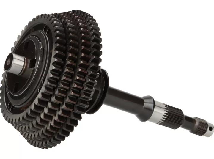 Kit asse albero cambio con ingranaggi e crocera BGM 46-50-54-58 Vespa 50 90 125