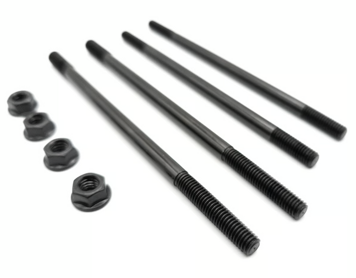 Kit 4 prigionieri cilindro in acciaio MC PROPARTS Piaggio Ciao SI Bravo su carter Malossi MP ONE