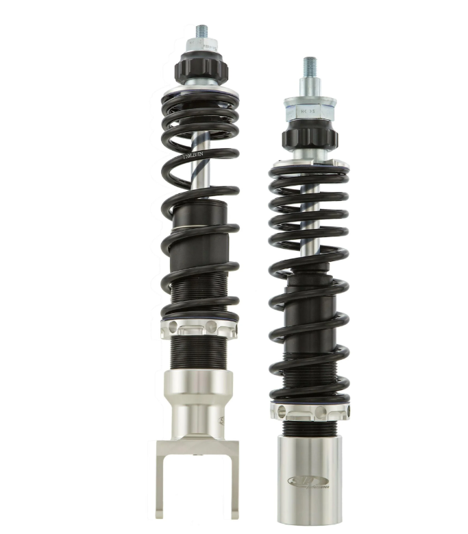 Kit ammortizzatori anteriore + posteriore SIP grigi con molla nera Vespa PE PX ARCOBALENO MILLENIUM 125 150 200