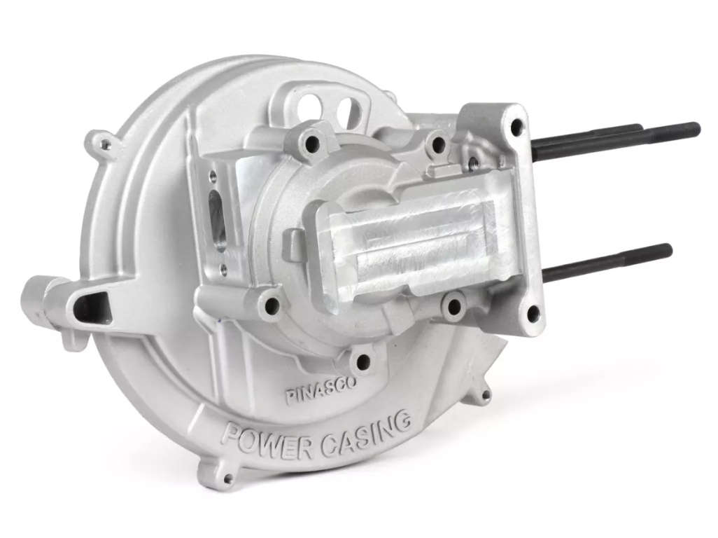 Kit carter motore elettronico 3 prigionieri + albero Pinasco 46x43 Piaggio Ciao SI Bravo spinotto 12