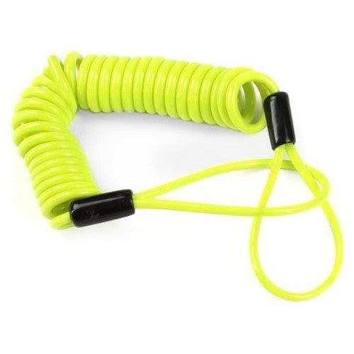 Cavo per lucchetto bloccadisco anteriore antifurto giallo fluo universale Scooter Moto