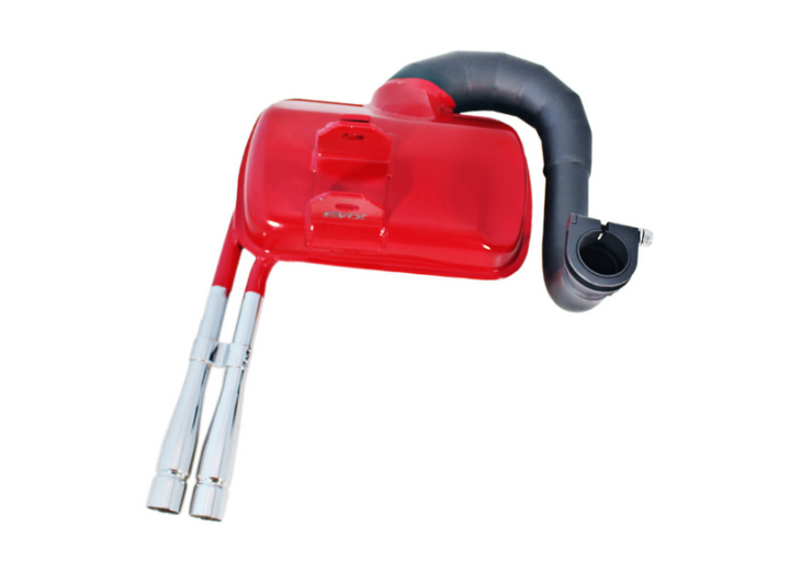 Marmitta scarico espansione rossa Evok 2.0 Racing Vespa PE PX ARCOBALENO 125 150