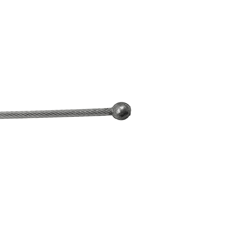 Cavo filo trasmissione frizione Moto con testa tonda diametro 2.5mm - lunghezza 1.75mt