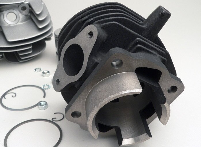 Gruppo termico cilindro DR d.50 80cc per Piaggio Ape 50 tutti i modelli