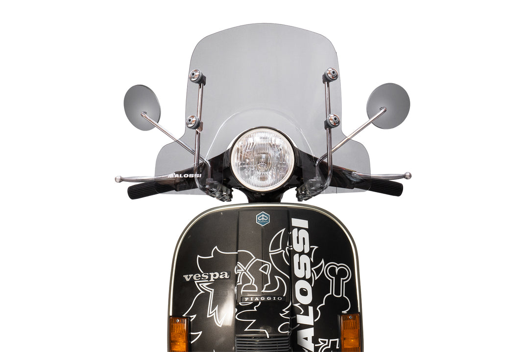 Cupolino paravento fume' chiaro Malossi per Vespa PE PX ARCOBALENO MILLENIUM 125 150 200